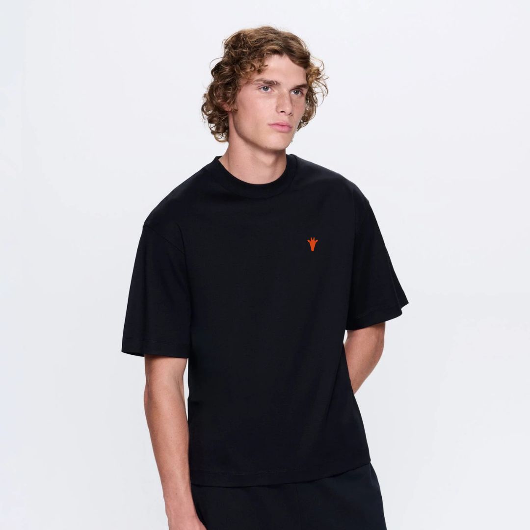 Camiseta Oversized Crab Preto