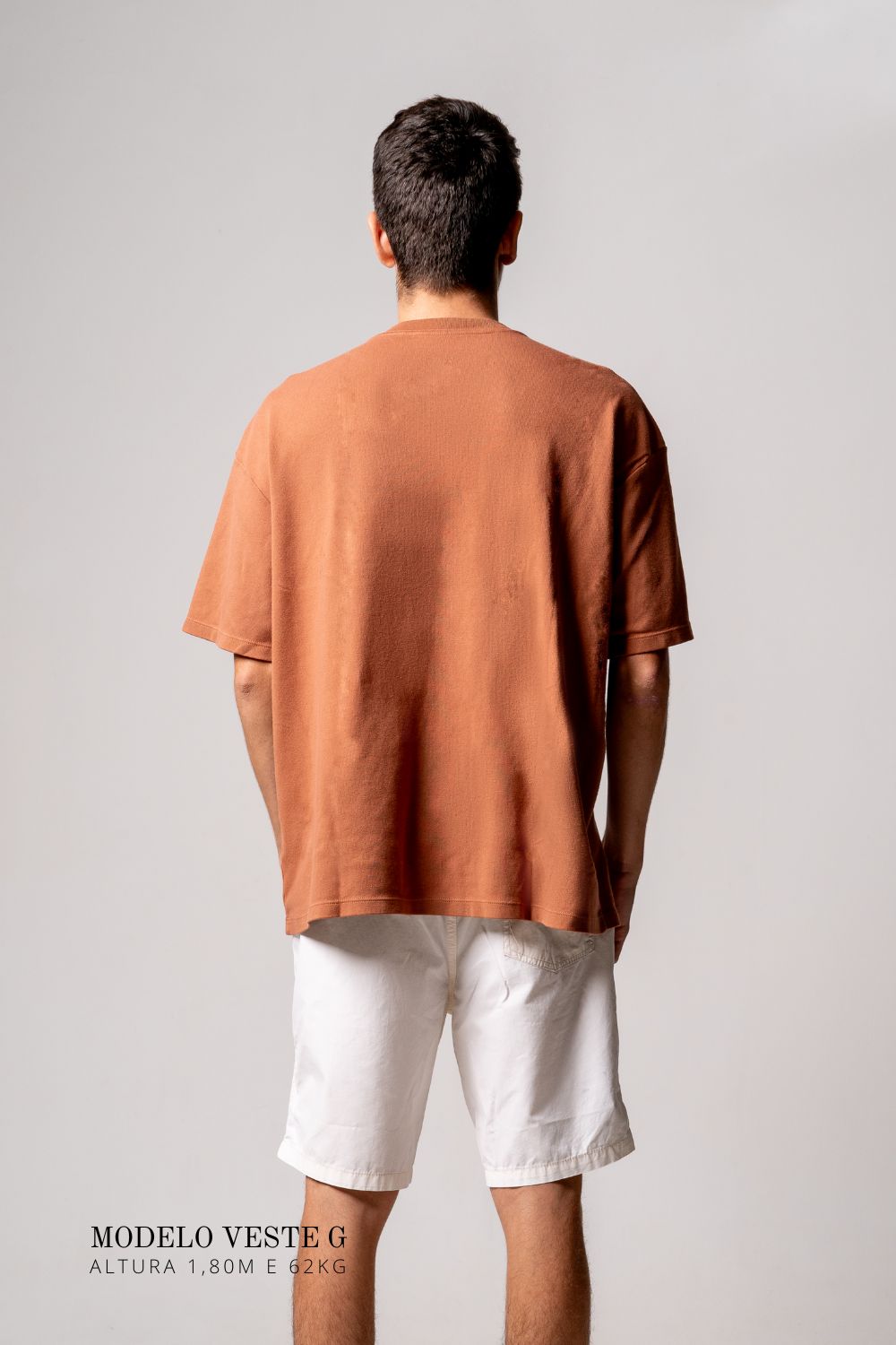 Camiseta Oversized Prime Marrom