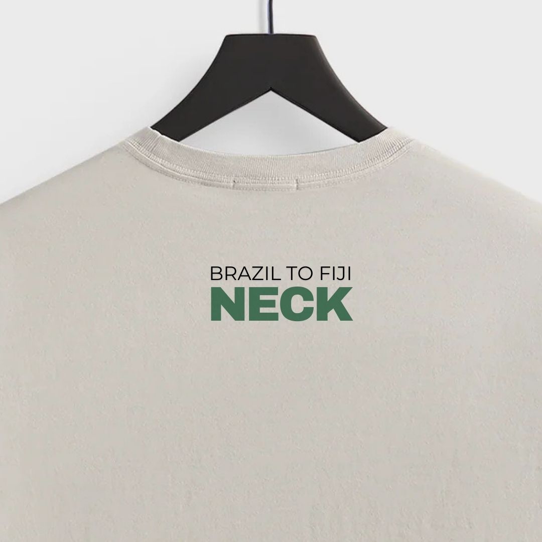 Camiseta Oversized Fiji Off White