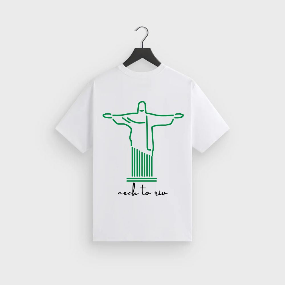 Camiseta Oversized RJ Branco