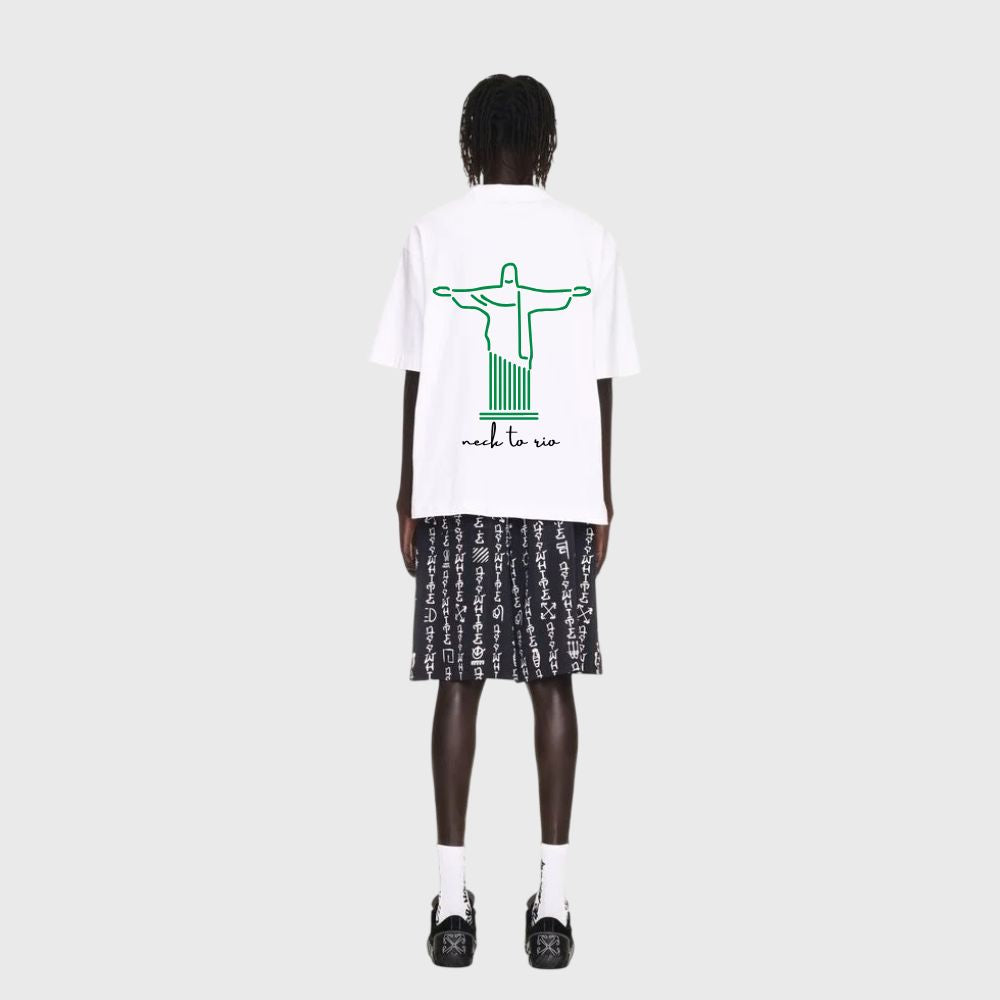 Camiseta Oversized RJ Branco