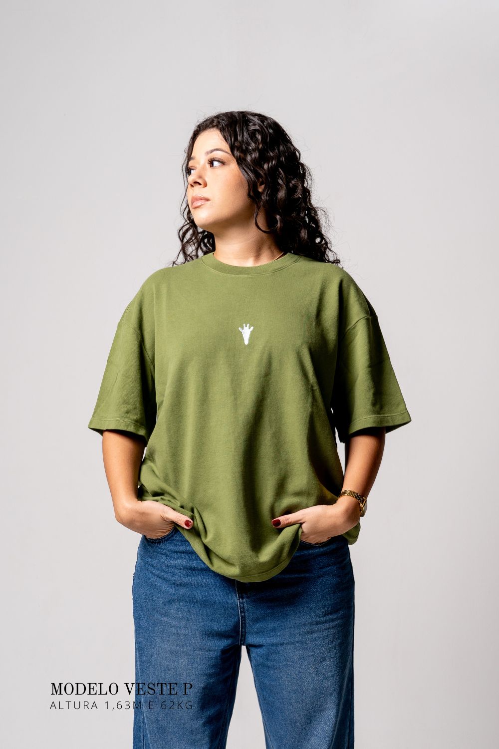 Camiseta Oversized Prime Verde