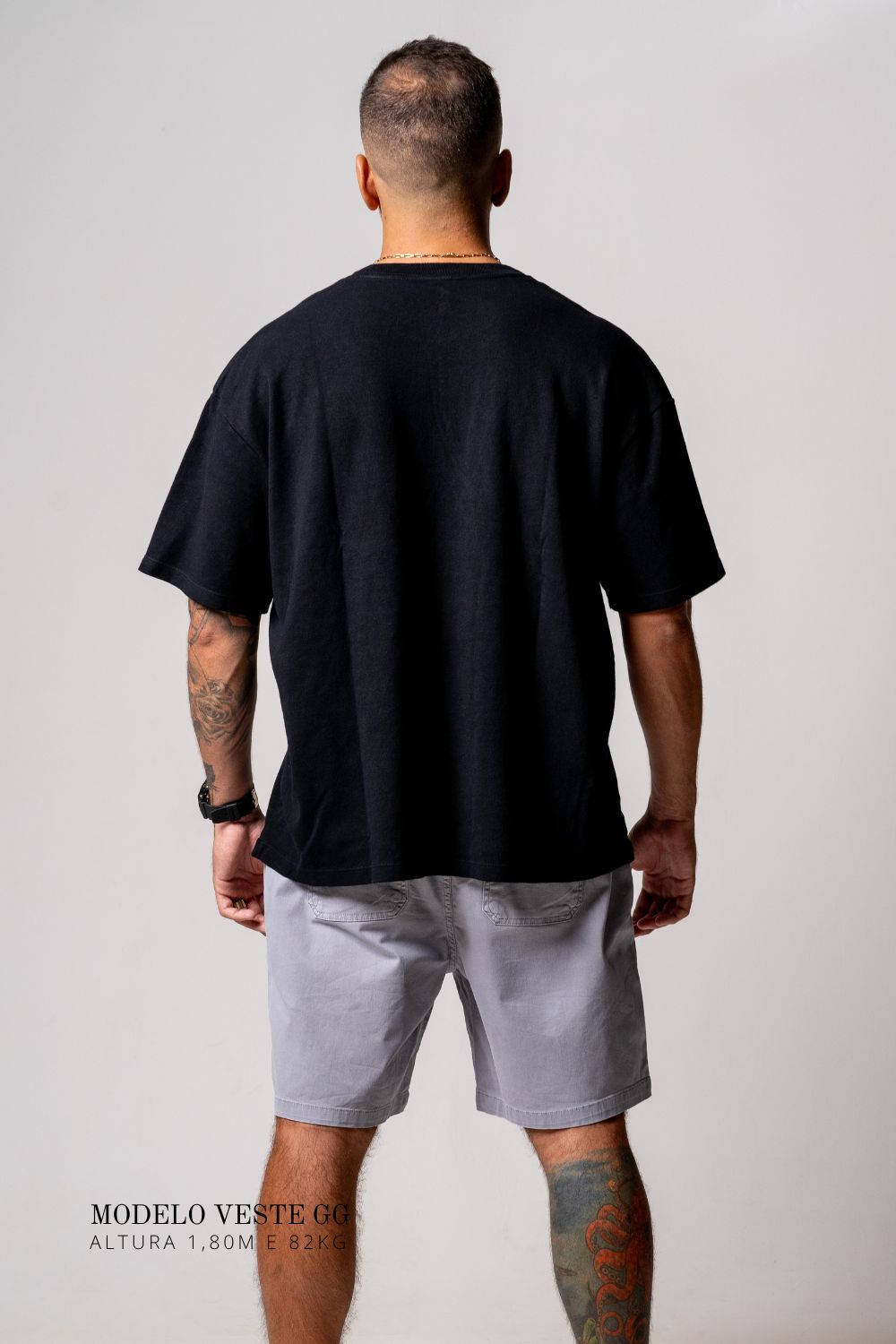 Camiseta Oversized Prime Preto