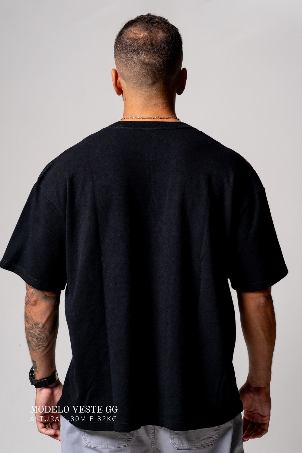 Camiseta Oversized Prime Preto