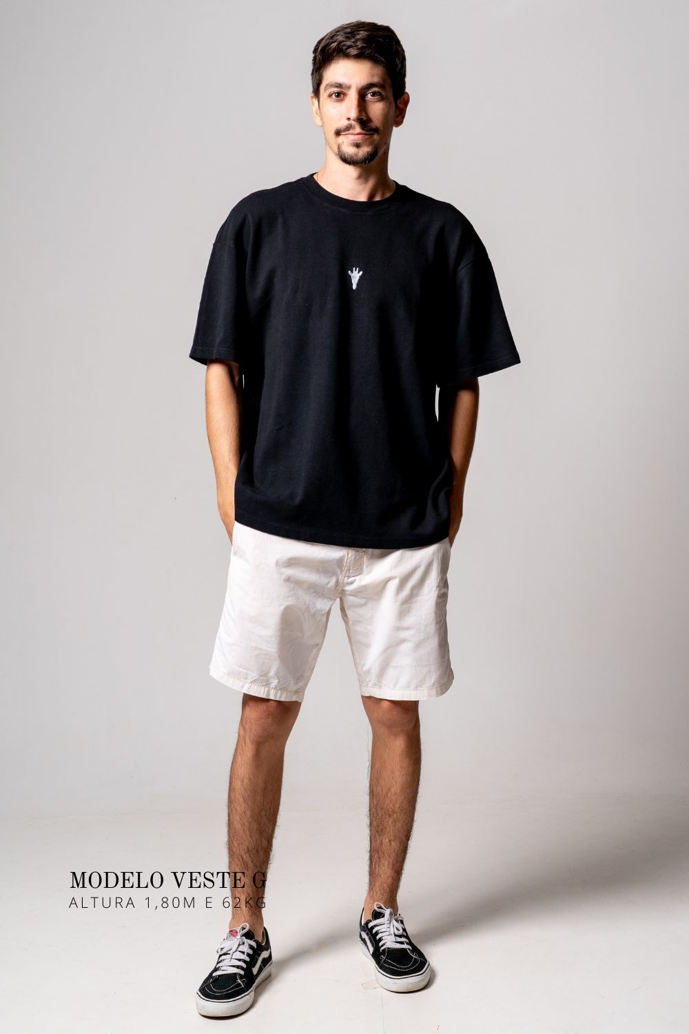 Camiseta Oversized Prime Preto