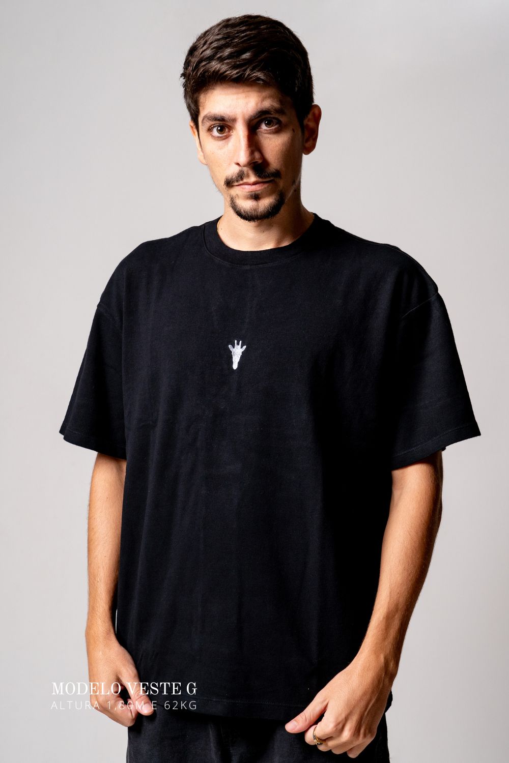 Camiseta Oversized Prime Preto