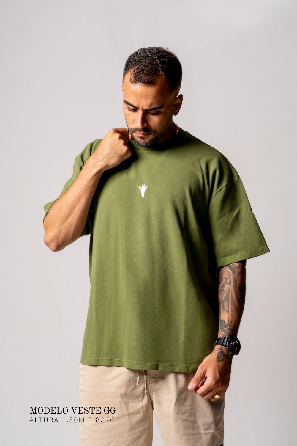 Camiseta Oversized Prime Verde